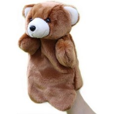 손가락 인형 핑거 퍼펫 토이 RY 손 동물원 친구 동물 교육용 곰, Bear