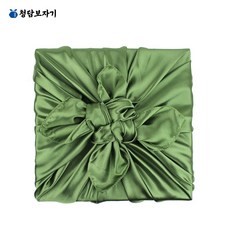 청담보자기 공단 보자기 대형 108cm, 풀색, 10장