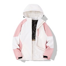 男 登山滑雪衝鋒衣 鋪棉刷毛外套