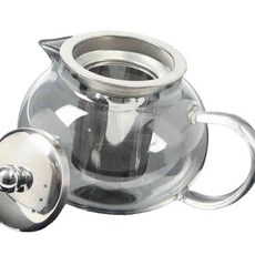 내열유리 티포트 차, 1개, 800ml, 투명