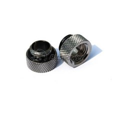 光華CUMA 散熱精品BP-BSWP-C40 G1/4 炫黑IG1/4延伸座，電腦水冷散熱系統擴展，現貨供應