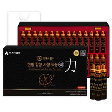 오스틴제약 한방 침향 사향 녹용 력, 30개, 20ml