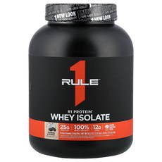 Rule One Proteins 룰원프로틴 R1 프로틴 유청 단백질 아이솔레이트 쿠키 앤 크림 5.03lb 2.28kg 단백질보충제 헬스, 1, 2.28