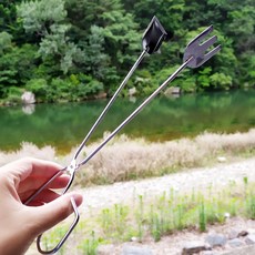 혜명잡화마트 캠핑 숯 장작 집게 캠핑숯집게 화로집게 숯집게 바베큐집게 화목난로집게, 상세페이지 참조, 상세페이지 참조