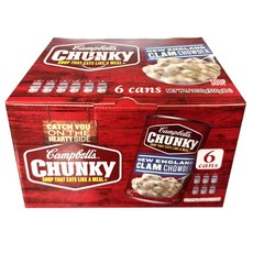 코스트코 크램차우더 조개스프 캠벨스프, 505g, 6개