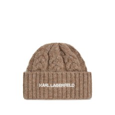 칼 라거펠트 K/에센셜 케이블 니트 비니