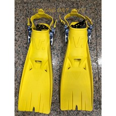 游龍潛水 V.DIVE F776 全橡膠可調式潛水蛙鞋, L, L