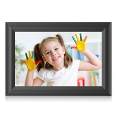 For Digital Picture Frame WiFi 156인치 디지털 사진 프레임IPS FHD 터치스크린 포함 내장 32GB 스토리지 전자 프레임 슬라이드쇼 자동 회전 Uhal, 10.1 inch Black