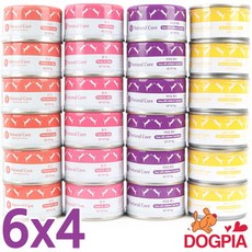 네츄럴코어 고양이간식 캔 1box, 혼합, 95g, 24개