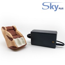 대한민국 SKYPLUS 어댑터 [전원코드포함] 유니텍 바디웰 발마사지기 UB-M802 호환, 블랙, 1개