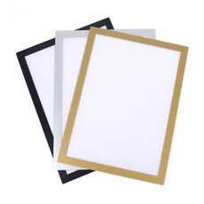 부착식 PVC 자석 프레임 보호, 은색, 1개