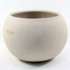 그린데이 진주 달항아리 앙비까사 토분 - 인테리어 볼 디자인 공 화분 원형 모던 인테리어, 1개
