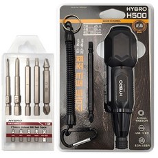 신제품 하이브로 h500 전동 드라이버 HYBRO 정품 비트 세트 H500 가정용 무선 충전 드릴 휴대용 현장용 작업용 컴퓨터 이케아 가구 조립 미니 공구 십자 일자 c핀 usb