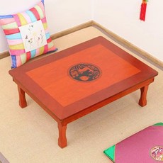 교자상 접이식 집들이 손님맞이 준비 제사상 차례, 80x60x26cm 빨간 학 그림