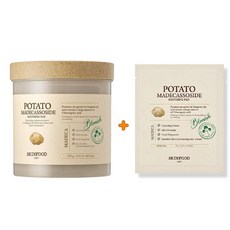 PicknGO 스킨푸드 포테이토 마데카소사이드 수딩 패드 본품1개 + 리필1개 PG0120, 1개