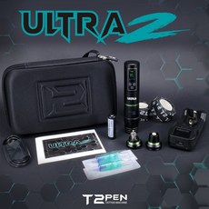 現貨秒出.T2 ULTRA 2代 進化版無線電池筆一機三用.紋身機.刺青機.馬達機.筆型機.馬達紋身機.打霧割線刺青機, 1個, 黑色, 黑色