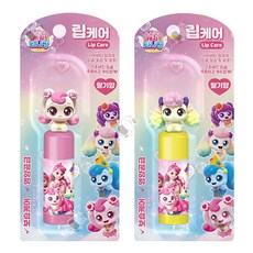 1+1 캐치티니핑 립케어 립밤 딸기향 6종 택2개, 3.8g, 하츄핑+포실핑, 1세트