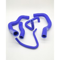 R52 R53 BMW JCW Mini Cooper S 五件式 藍色強化矽膠水管, 1個