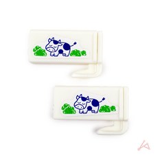 [떠기네] 우유팩 홀더 2입 세트 휴대용우유홀더