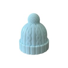 귀여운 모자 와인 스토퍼, 1개, 연파랑+연파랑