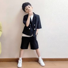 【Arbea】夏季新款童裝男童西裝套裝【C1173】