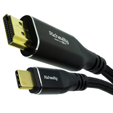 리체비티 4K 60Hz USB C to HDMI 2.0 미러링 케이블, 0.5m, 1개