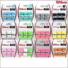 윌슨 프로 오버그립 3개입 테니스그립 배드민턴그립 WILSON PRO COMFORT OVERGRIP, 5화이트