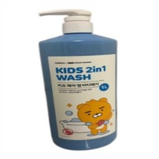 리틀카카오프렌즈 키즈 헤어 앤 바디워시 블루, 1L, 2개