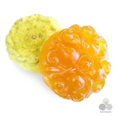 단호박비누 만들기키트 만들기재료 DIY, 투명 비누베이스_민무늬 볼륨직사각 6구 몰드, 1개