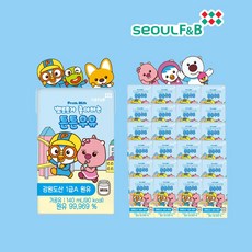 뽀로로가 좋아하는 흰 우유 140mL, 24개