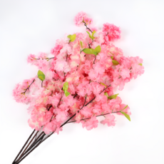 생화같은 벚꽃 나무 조화 가랜드 소품 장식, 가지형벚꽃 B타입-핫핑크, 1개