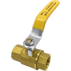 조이웨이우스 황동 볼 밸브 12인치 NPT 암수 나사형 차단 파이프 피팅, 1/2" NPT 여성
