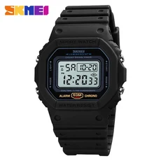 SKMEI 1628 럭셔리 디지털 남성 시계 스포츠 방수 전자 손목 백 라이트 Reloj Hombre