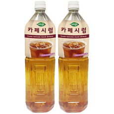 희창 카페 시럽 /시럽/카페시럽/커피시럽/대용량시럽/커피용시럽/펌프시럽/홈카페/홈카페시럽/커, 1.5L, 2개