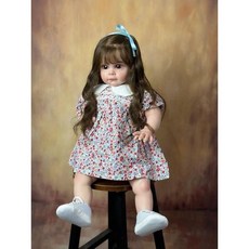 실리콘 리본돌 베이비돌 60cm 리얼 촬영용 애착 인형, B