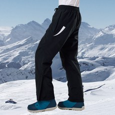 푸조 써모쉘 타스란 필름코팅 스키복 보드복 바지 하의 FZ915-2 블랙화이트