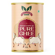 GAVYAMART A2 Cow Ghee Butter 가비아마트 A2 카우 기 버터, 1개, 1L