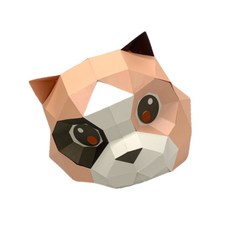 NW 종이가면 만들기 재밌는 창의력 파티 미술놀이 고양이, 1개