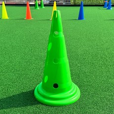 멀티칼라콘 50cm 그린 체육 대회 주차콘 라바콘 용품 게임, 단품