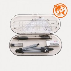 정밀 디자인 제도용 컴퍼스 필기 도구 심플 마카 각도기, 1개