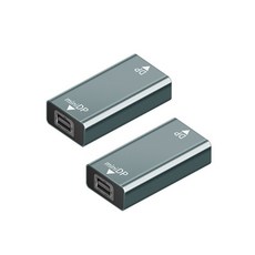 투명 비주얼과 호환되는 알루미늄 합금- 컨버터, 2개, 8NB1000899_YJY, Female to female