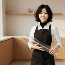 클리어노트 변형없는 다용도 테이블 매트, 1개, 1200 x 600 x 2 mm, 투명