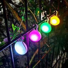 캠프맨 카라비너 LED 스트링가드 캠핑 조명 타프 안전 감성, 핑크