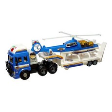 뉴 말하는 경찰 헬리포트 자동차 장난감 피규어, 본상품선택, 1개