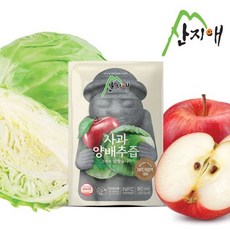 산지애 사과양배추즙, 30개, 80ml