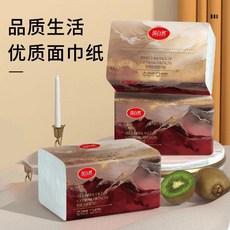 茵自然 巨無霸大尺寸5層加厚乾溼兩用抽紙面巾紙 21大包, 1個, 420張巨無霸【6包】試用裝