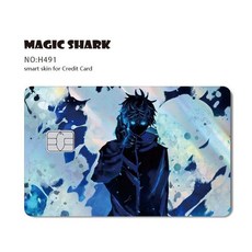 주술회전 고죠 사토루 홀로그램 카드스킨스티커, No Chip, H491, 1개