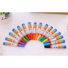 可水洗 蠟筆 油畫棒 彩色油畫棒 兒童繪畫筆 蠟筆文具 可水洗蠟筆 兒童蠟筆, 1個, 18色/1盒