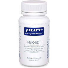 Pure Encapsulations NSK-SD納豆激酶膠囊, 1個, 60 件