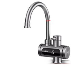 전기 순간 세면대용 교체용 방문 설치 무료 화장실용, 스테인리스 스틸 본체 하단 급수구 누전 차단기, 기본 색상